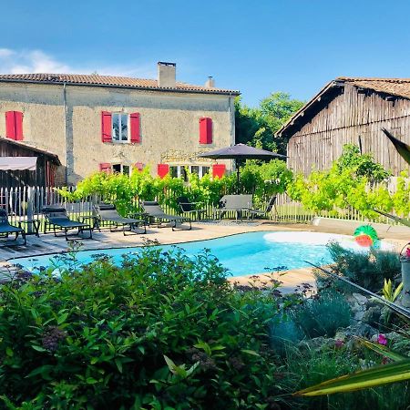 Maison D'Hotes Rouge Bordeaux Auros Bagian luar foto