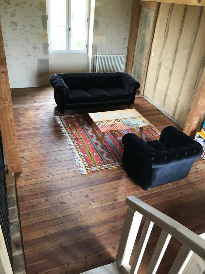 Maison D'Hotes Rouge Bordeaux Auros Bagian luar foto