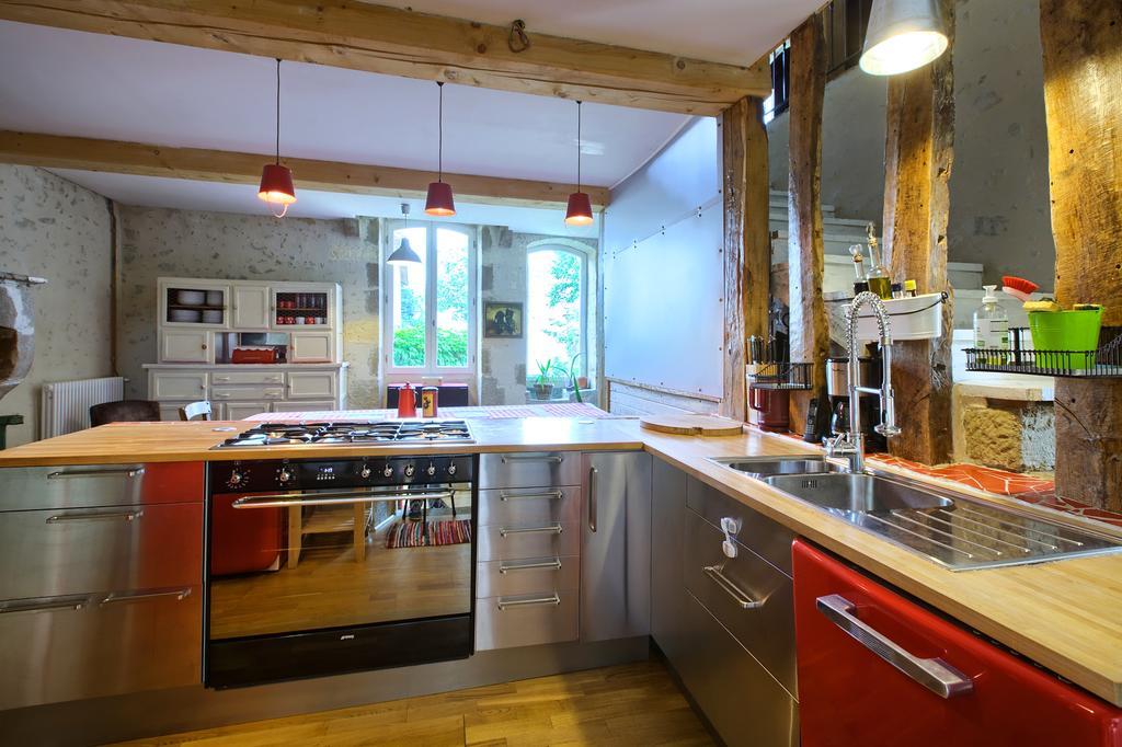 Maison D'Hotes Rouge Bordeaux Auros Bagian luar foto